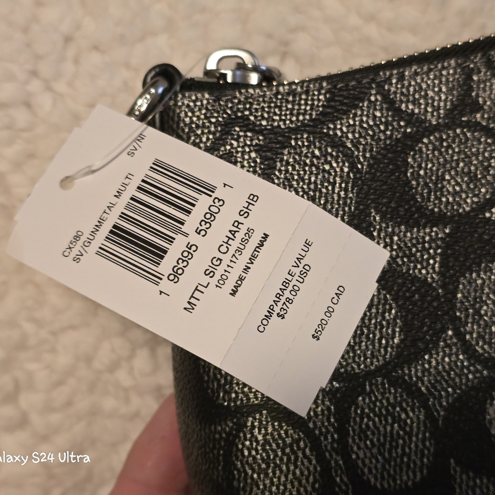 Coach Charlotte Shoulder Purse NWT - Picture 6 of 16